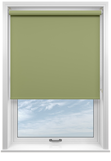 Trinity (Blackout), Soft Green - Roller Blind